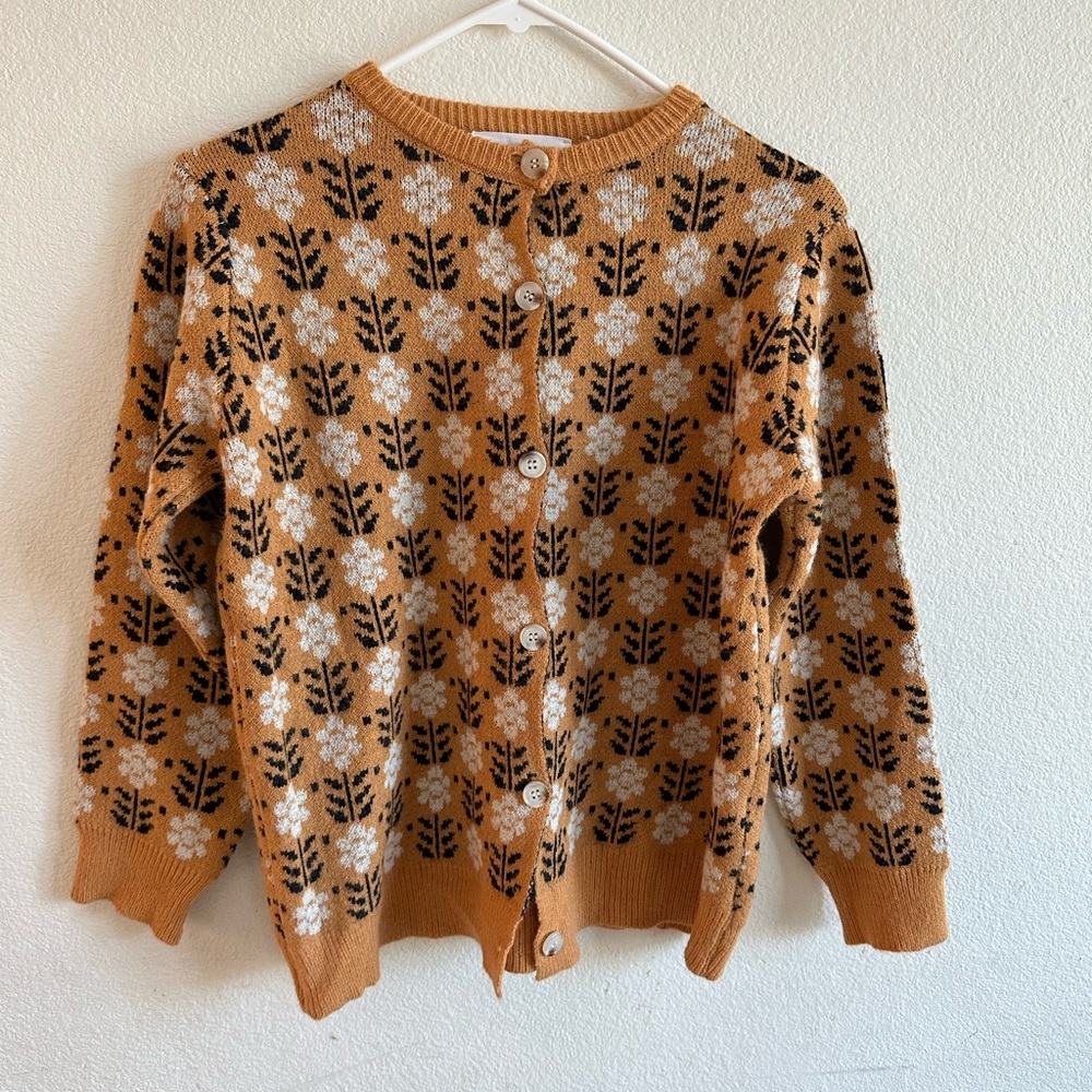HL Affair sweater vest flower design size S/M